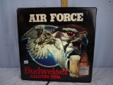 Air Force lighted Budweiser hawk sign, 18