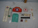 (12) miscellaneous oil & gas advertising pieces