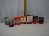 (7) polishing or waxing items in tins, partial or empty