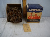 Campbell Automotive Tire Chains in box - chains are rusted