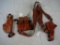 (2) De Santis leather holsters - new