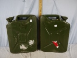 (2) new 20 liter jerry cans