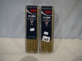 Ammo: 200 rounds CCI 22 Long, 29 gr