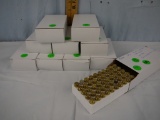 Ammo: 500 rounds 9mm 125 gr, powder coated hard cast bullets, 1000 fps, factory duplicate loads