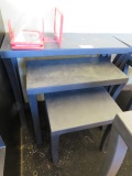 METAL DISPLAY TABLES (15X38, 15X29, 15X20)