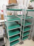 PRODUCE RACK W/TRAYS