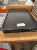 BLACK PLASTIC TRAYS