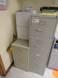 3 FILE CABINETS - ONE LOT