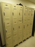 SET OF 18 LOCKERS