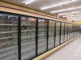 2012 HUSSMANN RLNI BACK-TO-BACK FREEZER DOORS HOT GAS DEFROST - BY THE DOOR