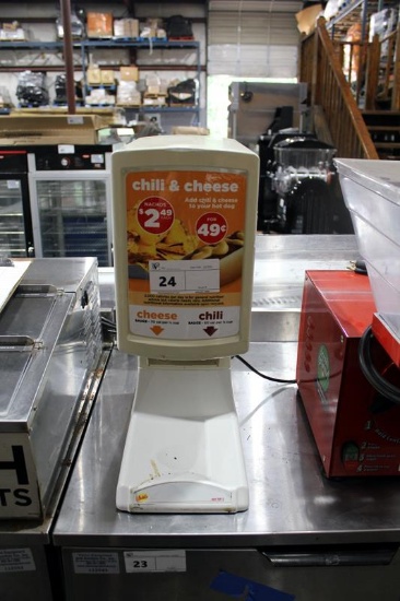 GEHL'S HOT TOP 2 CHILI CHEESE DISPENSER
