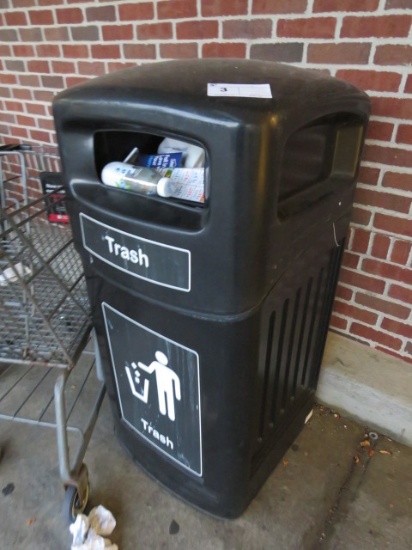 OUTDOOR TRASH CANS