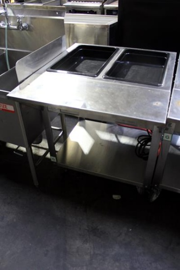 PIPER DB-2-HF 2-WELL HOT FOOD STEAM TABLE 2017
