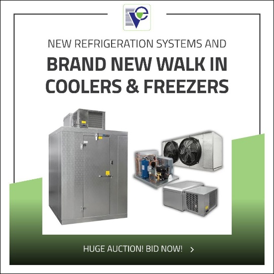 BRAND NEW WALK-IN COOLERS & FREEZERS+REFRIGERATION