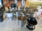 S/STEEL PITCHERS, CREAMERS - ONE LOT