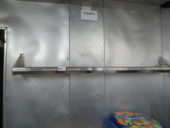 8FT S/STEEL WALL SHELF