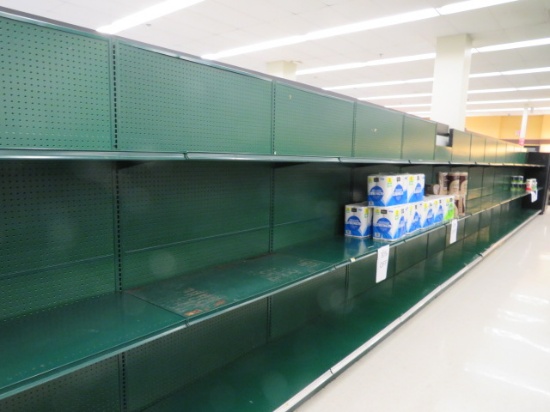 MADIX WALL SHELVING 84IN TALL 22/22 - 57FT RUN - SOLD BY THE FOOT