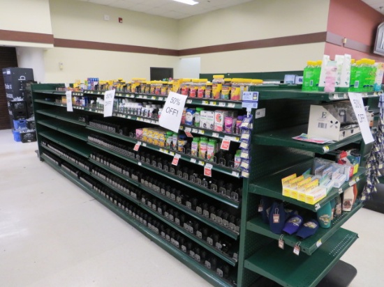 MADIX GONDOLA SHELVING 60IN TALL 16/16 - 16FT W/3FT END CAPS - SOLD BY THE FOOT