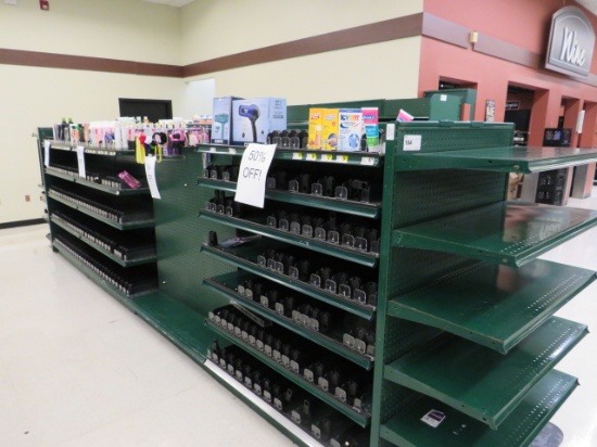 MADIX GONDOLA SHELVING 60IN TALL 16/16 - 16FT W/3FT END CAPS - SOLD BY THE FOOT