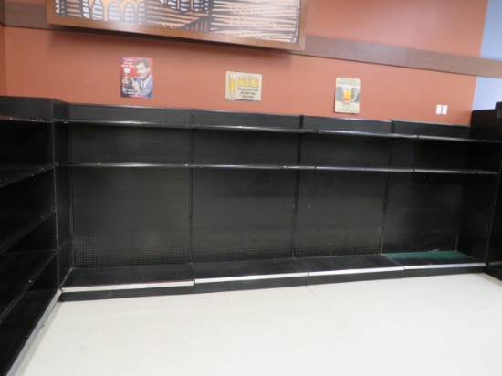 MADIX WALL SHELVING 72IN TALL 18/18 - 28FT RUN - SOLD BY THE FOOT