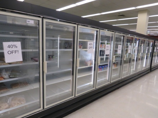 HILL/PHOENIX ORZ FREEZER DOORS '00 - SOLD BY THE DOOR