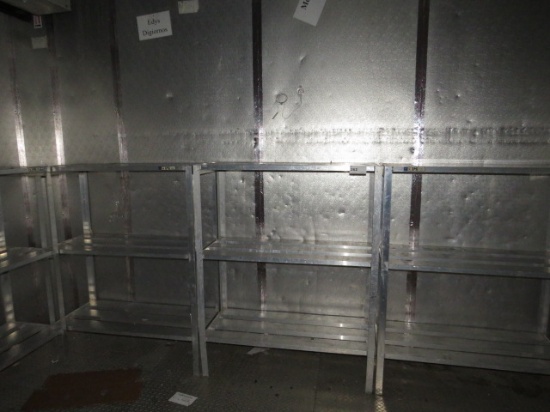 20X48 ALUMINUM 3-DECK COOLER RACKS