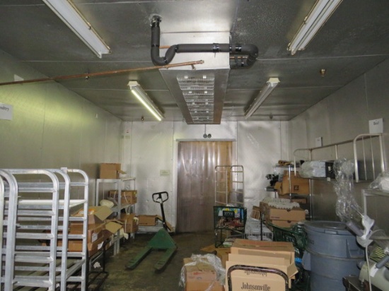 16X28 WALK-IN MEAT COOLER 10FT TALL W.A. BROWN