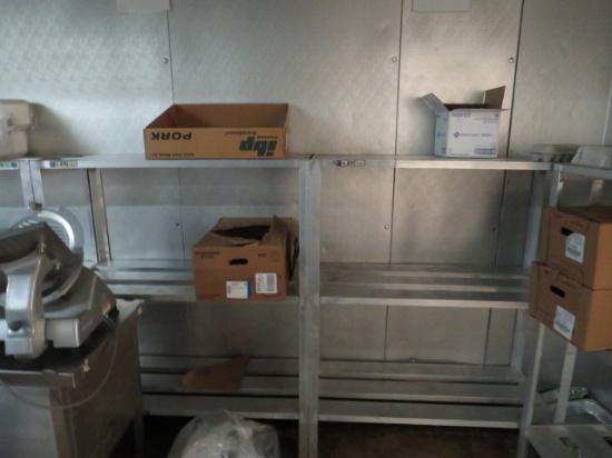 20X48 ALUMINUM 3-DECK COOLER RACKS