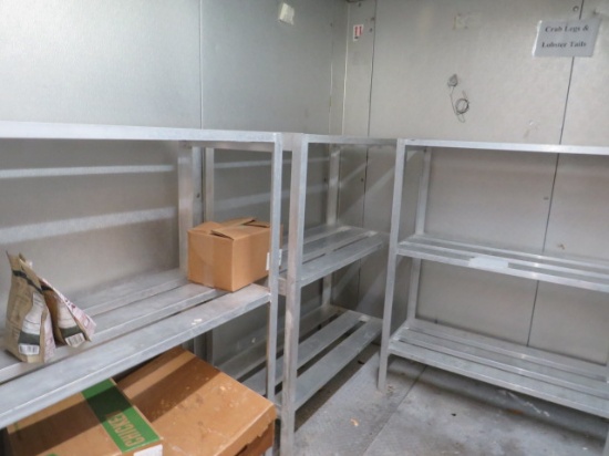 20X48 ALUMINUM 3-DECK COOLER RACKS