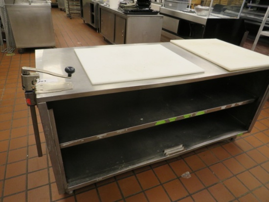 6FT STAINLESS STEEL TABLE 30IN DEEP