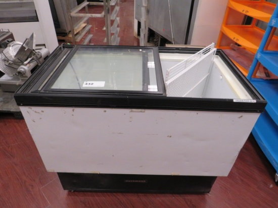 46-INCH HUSSMANN SN-115W SELF-CONTAINED SLIDE-TOP FREEZER