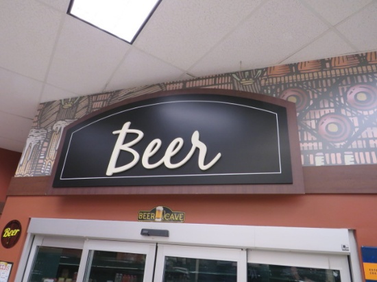BEER HANGING SIGN