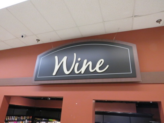 WINE HANGING SIGN