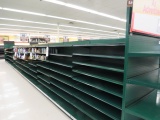 MADIX GONDOLA SHELVING 72IN TALL 20/22, 22/22 - 52FT W/4FT END CAPS - SOLD BY THE FOOT