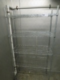 16X36 CHROME STORAGE RACK