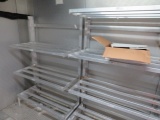 4FT ALUMINUM COOLER SHELVING - BY THE SECTION