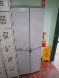 2-DOOR PLASTIC STORAGE CABINET
