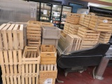 PRODUCE DISPLAY CRATES - ONE LOT