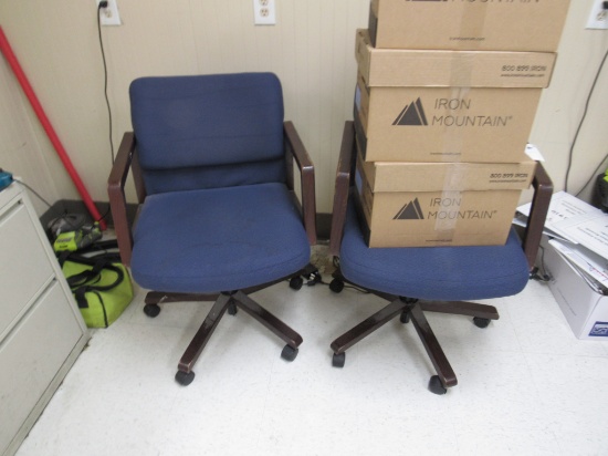 BLUE OFFICE CHAIRS
