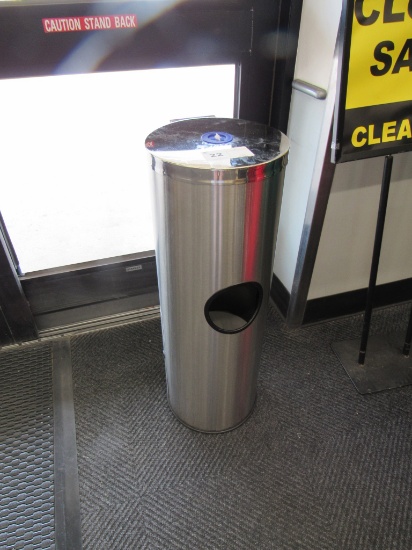 S/STEEL TRASH CAN