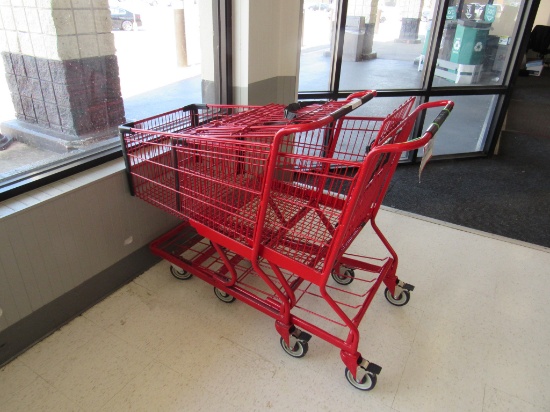RED SHOPPING CARTS