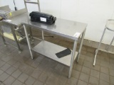 18X36 STAINLESS STEEL TABLE