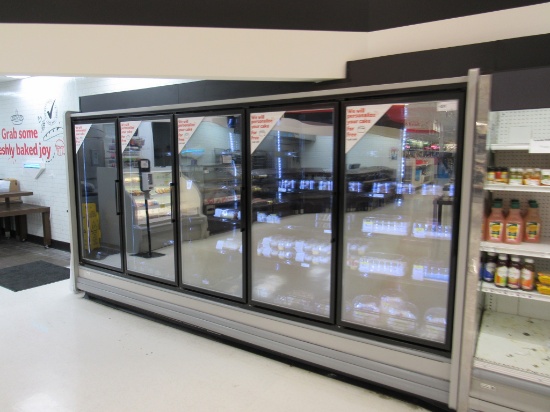 KYSOR QIV5V34 FREEZER DOOR CASES - SOLD BY THE DOOR - REMOTE COOLED NO COMPRESSOR