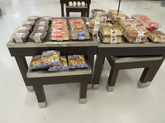 2022 NESTING BAKERY DISPLAY TABLES 24X24, 36X36