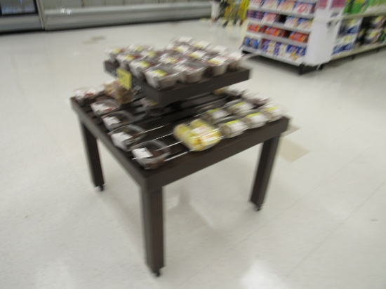 36X36 2-TIER BAKERY DISPLAY TABLES