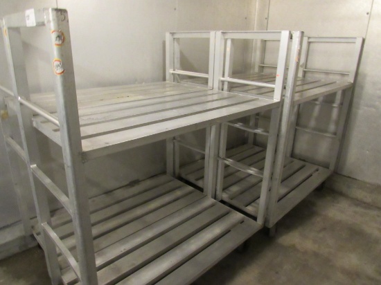 24X59 2-DECK ALUMINUM COOLER CARTS