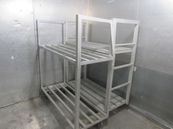 2-DECK ALUMINUM COOLER CARTS