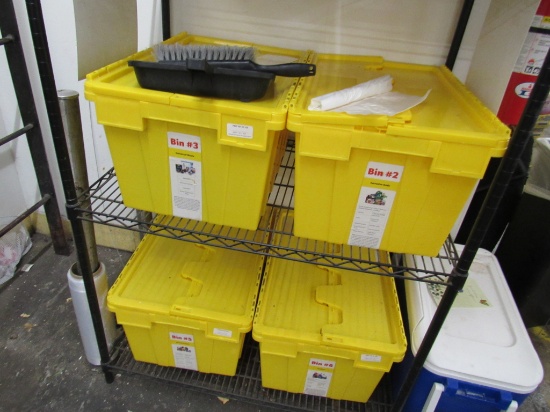 YELLOW TOTE BINS
