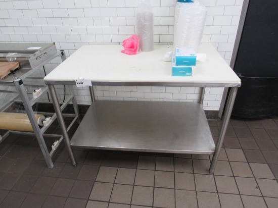 4FT POLYTOP TABLE - 30IN DEEP