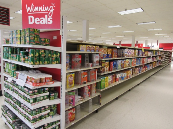 MADIX GONDOLA SHELVING 72IN TALL 20/22, 22/22 - 68FT W/4FT END CAPS - SOLD BY THE FOOT